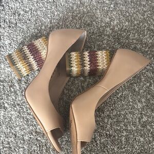 Katy Perry Collections Tan Heels Elegant Dress Shoes